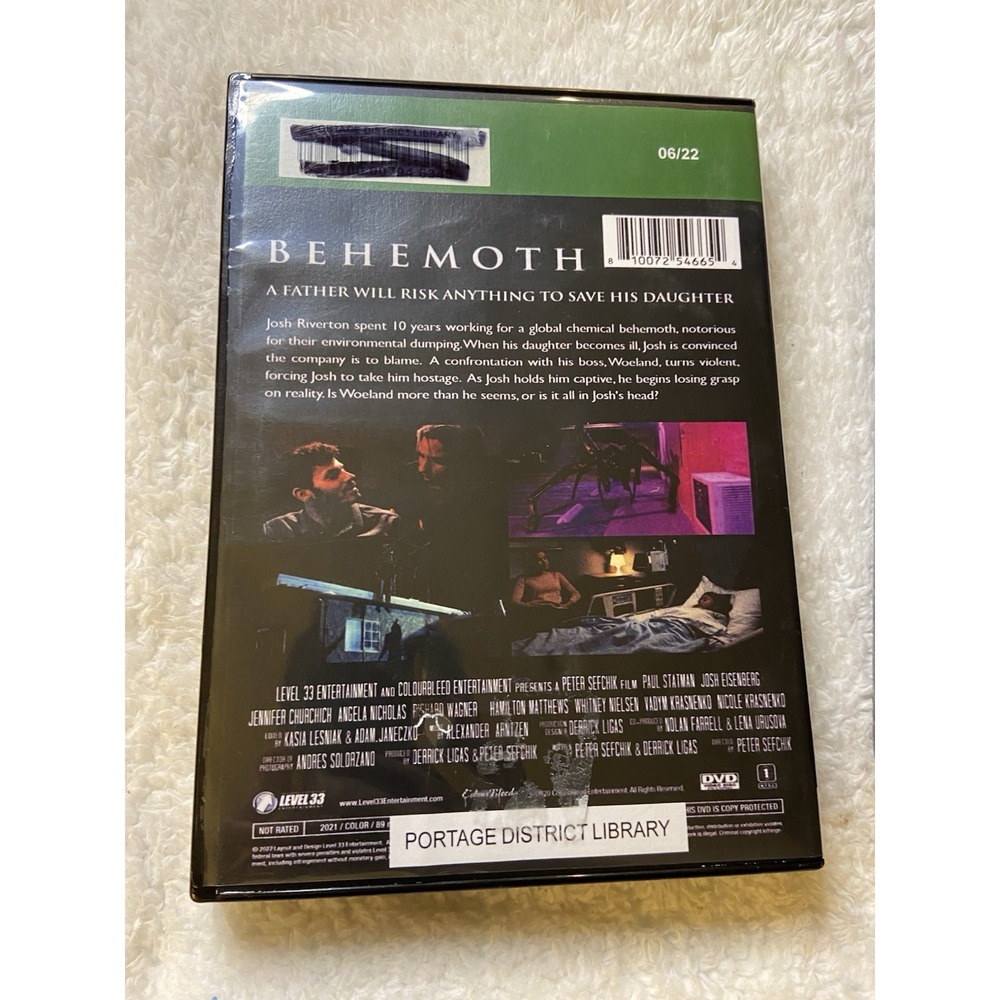 Behemoth Dvd Paul Statman Josh Eisenberg Jennifer Churchich Angela Tested Works - Picture 2 of 13